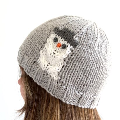 "Snowman" Beanie - toddler, child, adult