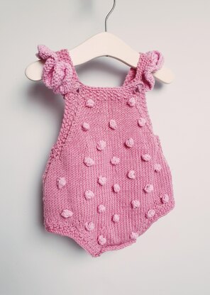 Baby DK Romper, Customisable with Bow, Frills or Bobbles