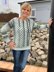 Sage Symphony Sweater (plus matching hat)