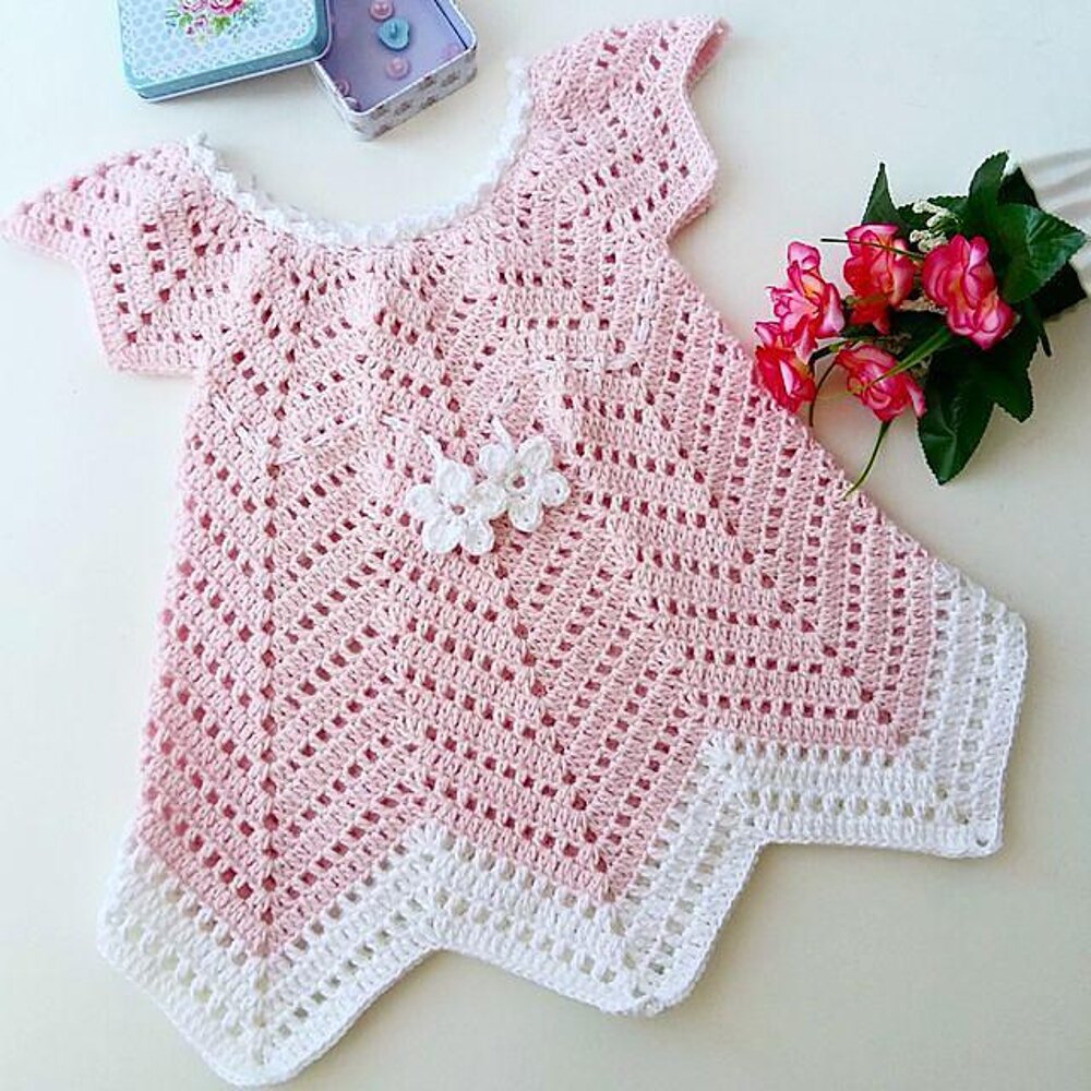 Baby Blossom Summer Dress Crochet pattern by Souma