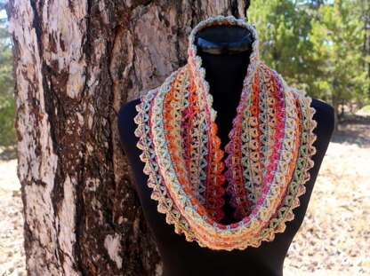 Crochet Cowl Autumn Colors