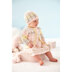 Cardigan, Dress, Hat & Bootees in King Cole Cherish DK - 5966 - Leaflet