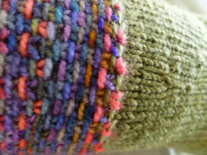 Koigu Linen Stitch Fingerless Gloves