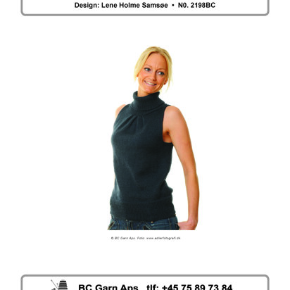 Pleated Top in BC Garn Silkbloom Fino - 2198BC - Downloadable PDF