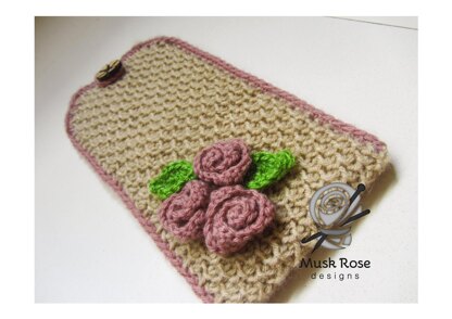 Rustic Rosettes Eyeglasses Case