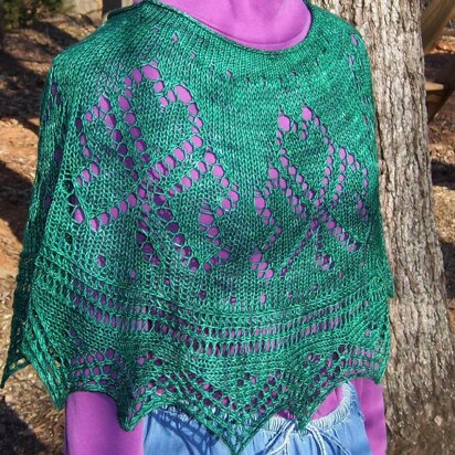 Brede's Emerald Isle poncho