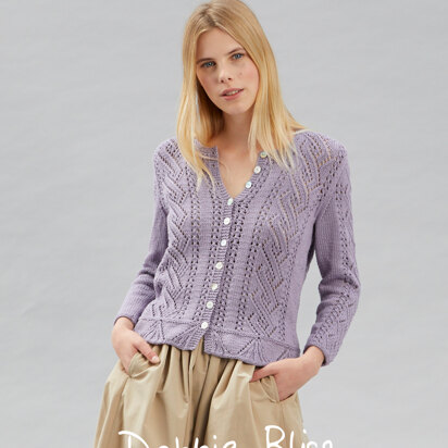 Zarah - Cardigan Knitting Pattern For Women in Debbie Bliss Piper