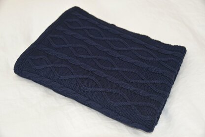 4 Ply Cable Trellis Blanket