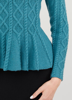 Manon Jumper - Knitting Pattern For Women in Debbie Bliss Rialto DK