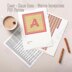 Initial Name Letter A | C2C crochet baby blanket pattern | LoveCrafts