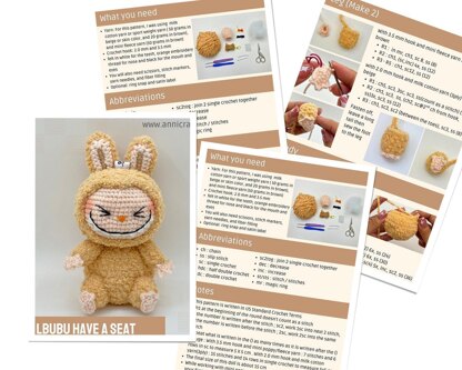 Labubu Have a Seat Doll