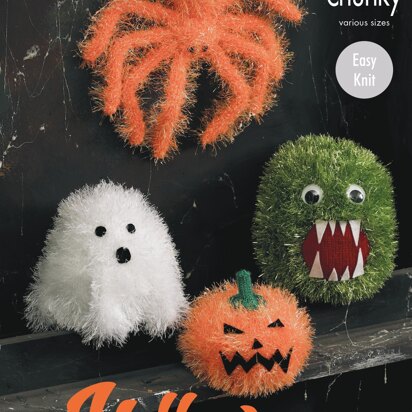 Halloween Monsters in King Cole Tinsel Chunky & Dollymix DK - 9052 - Downloadable PDF