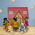 Pocket Dolls Knitting Pattern - Dress Up Dolly