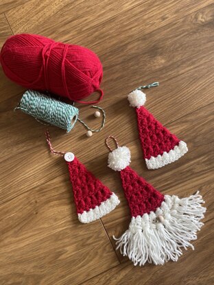 Crochet Santa Gonk Decoration