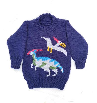 Jurassic Dinosaurs Sweater and Hat