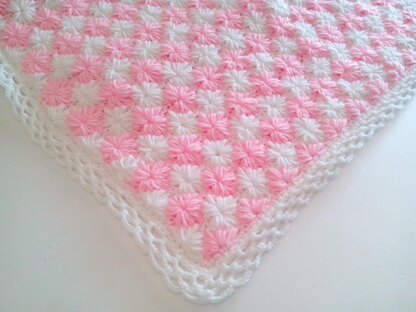 Baby blanket zig zag STAR