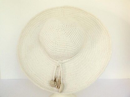 Summer Sun Hat Wide Brim Baby Girl Ladies Ladies L, XL