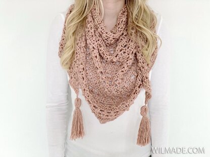Vintage Tulip Shawl