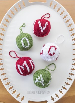 Monogram Ornaments