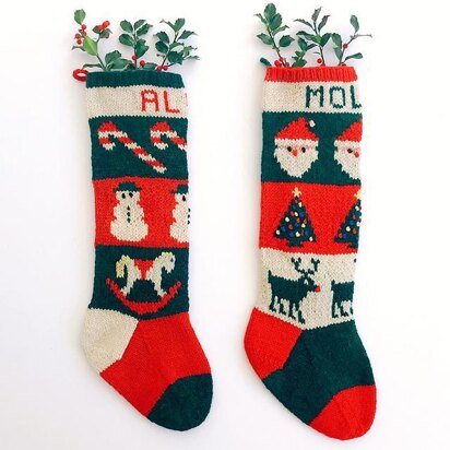 Traditional Christmas Stockings pattern #24