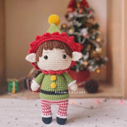 ELF Amigurumi Pattern, Casper Crochet Pattern