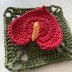 Anthurium Flower Granny Square