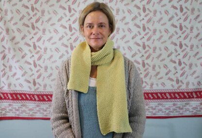 Beginner Garter Stitch Scarf