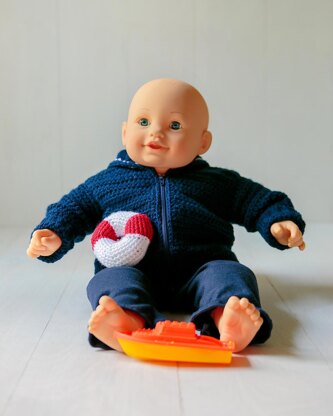 Sailor Crackerjack Baby Sweater