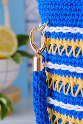 Crochet tote bag "Sunny Naples"