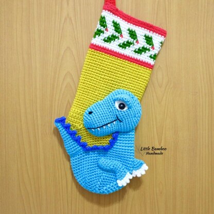 Dinosaur Christmas Stocking