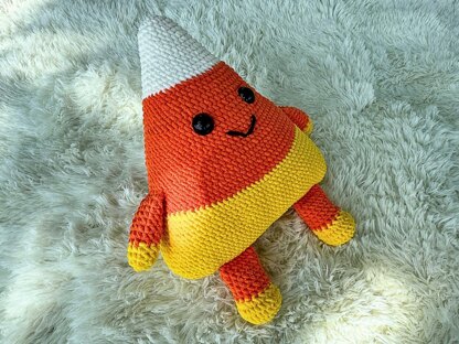Candy Corn Pillow Crochet