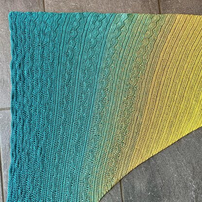 Sunny Waves Shawl