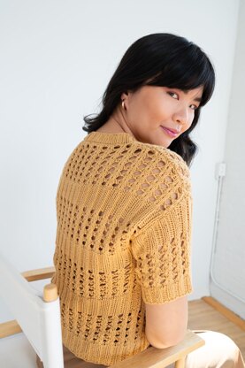 Hadid Top in Berroco Modern Cotton - Downloadable PDF