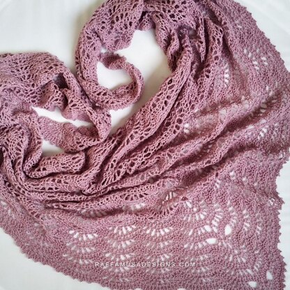 Lace Fan Shawl