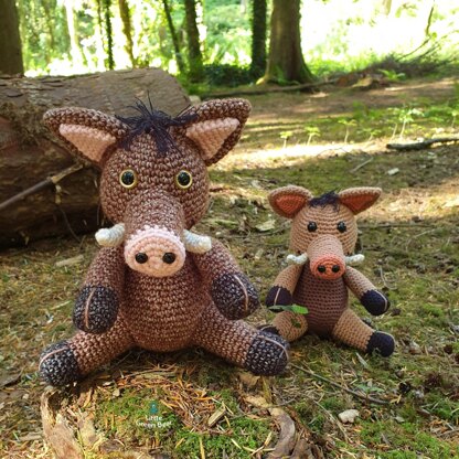 Boris the Boar - UK Terminology - Amigurumi