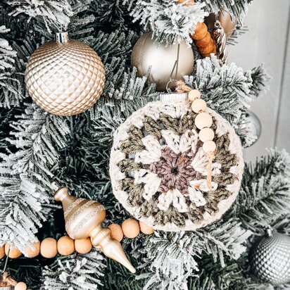 Hexagon Granny Ornaments