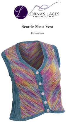 Seattle Slant Vest in Lorna's Laces Shepherd Worsted