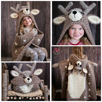 Animal Crochet Kit. Woodland Crafting. Deer Crochet Intermediate