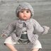 Harriet Newborn to 10 Years Cardigan and Hat Set