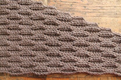 Chocolate Ripple Neckerchief Scarf