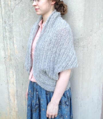 Pearl Shrug Knitting pattern by Emily J. Designs | LoveCrafts