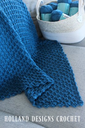 Knit-Look C2C Blanket