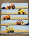 Construction Truck Baby Blanket