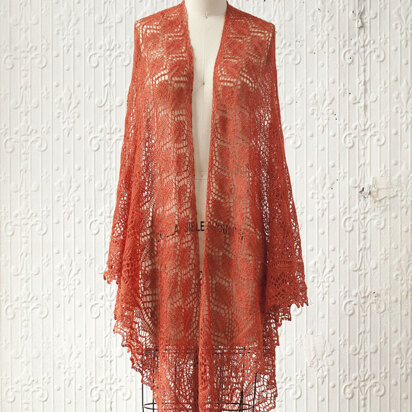 Ocaso Shawl in Manos del Uruguay Lace Semi-Solid - 2012R