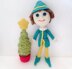 Elf Christmas Doll and Christmas Tree