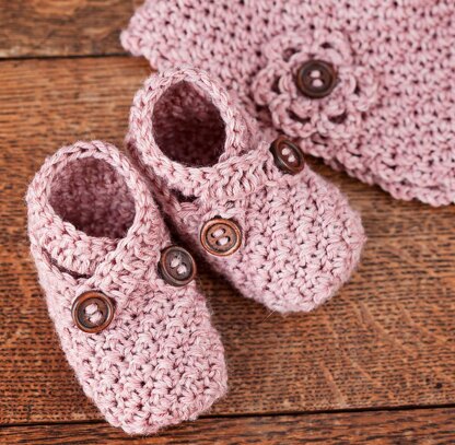 Baby Shoe and Hat set