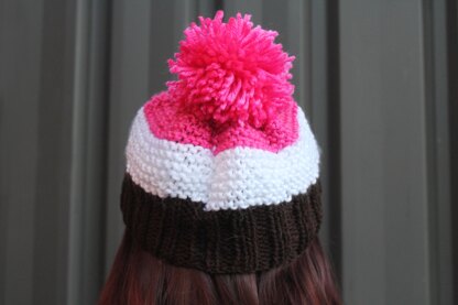 Knitted Cupcake Beanie