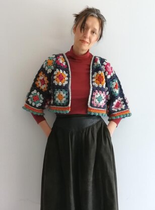 Cropped Granny Jacket (Aran)