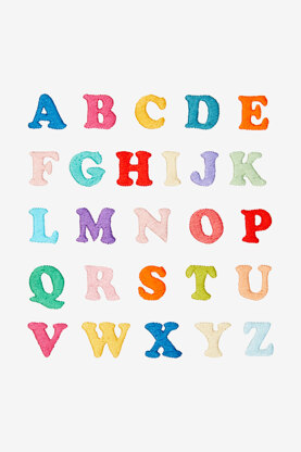 DMC Bright Alphabet - PAT12092 - Downloadable PDF