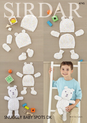 Accessories and Toy in Sirdar Snuggly Spots DK - 4745 - Downloadable PDF